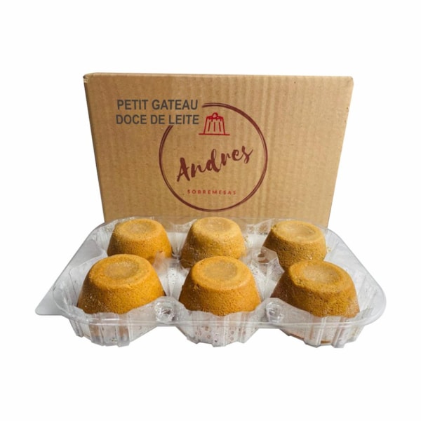image Petit Gateau Doce De Leite Congelado Andres 6 X90G