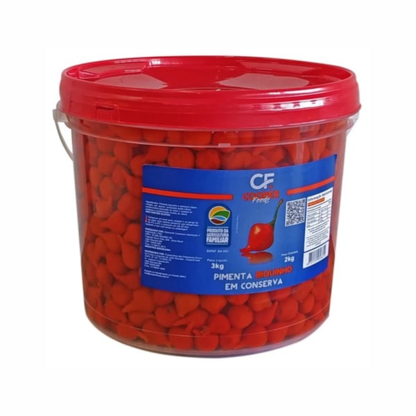 image Pimenta Biquinho Vermelha Cooperfoods 2Kg