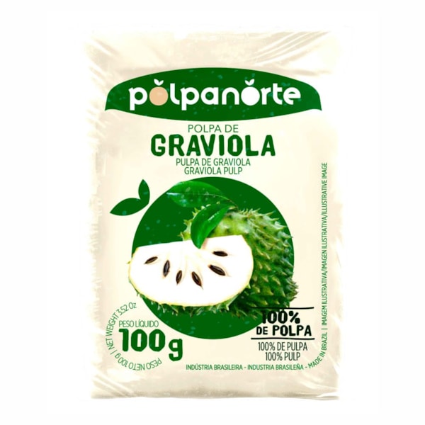 image Polpa De Graviola Polpanorte 10 X 100G