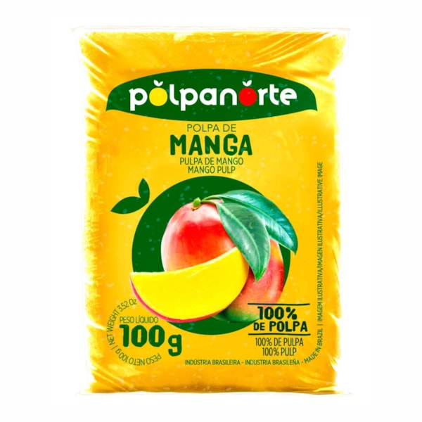 image Polpa De Manga Polpanorte 10 X 100G