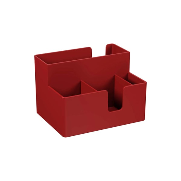 image Porta Guardanapo E Sache Vermelho Uno Brinox Un