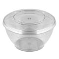 image Pote 100Ml  Redondo Cristal Com Tampa Strawplast 10Un