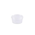 image Pote 250Ml Transp. Redondo Com Tampa C/Lacre Freezer/Micro Prafesta 10Un