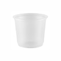 image Pote 250Ml Transp. Redondo Sem Tampa Ps Copaza 50Un (Tampa 16417)