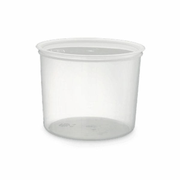 image Pote Redondo Com Tampa Branco 4Lt Biopratika Ref. 0770