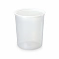 image Pote Redondo Com Tampa Branco 5,5Lt Biopratika Ref. 0780