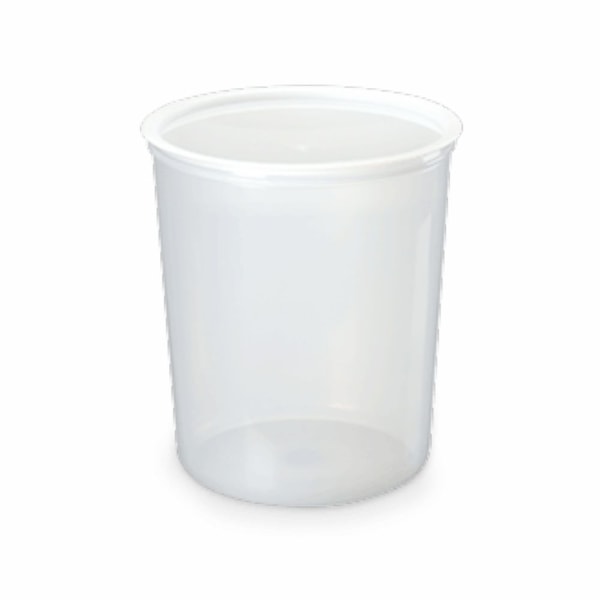 image Pote Redondo Com Tampa Branco 5,5Lt Biopratika Ref. 0780