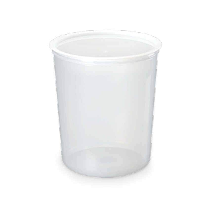 image Pote Redondo Com Tampa Branco 5,5Lt Biopratika Ref. 0780