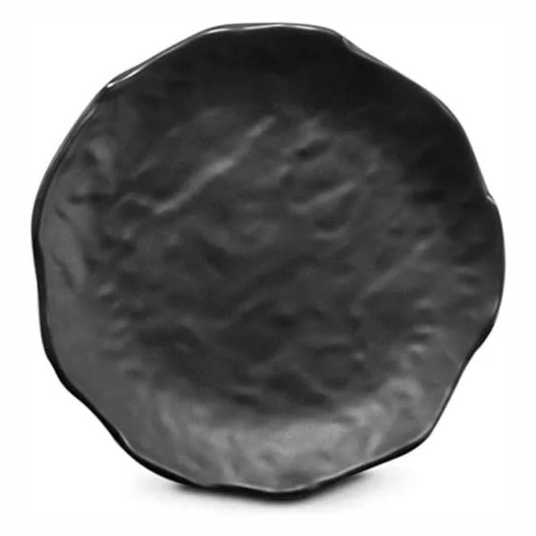 image Prato 25 Cm Melamina Preto Nihon Mp25R Mimo Style Un