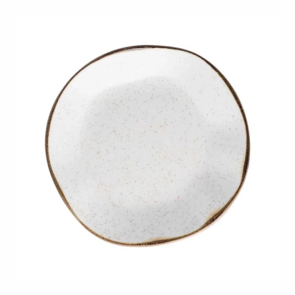 image Prato Fundo 22,5 Cm sem Borda Branco/Filete Porcelana Oxford 12 Un