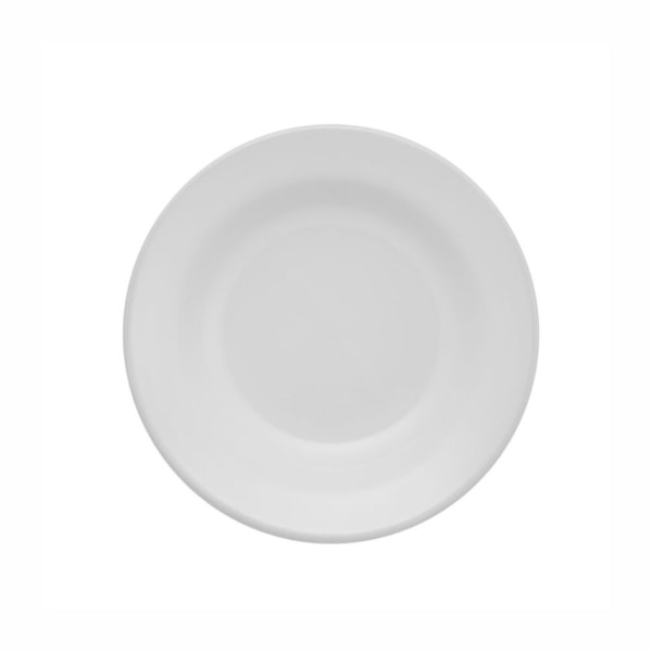 image Prato Fundo 22 cm sem Borda Branco Cerâmica Oxford un