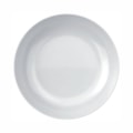 image Prato Fundo 22 cm sem Borda Branco Vidro Opaline Blanc Un