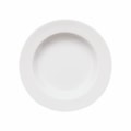 image Prato Fundo 23,5Cm com Borda Branco Porcelana Classe Unica Bar/Hotel Germer Un