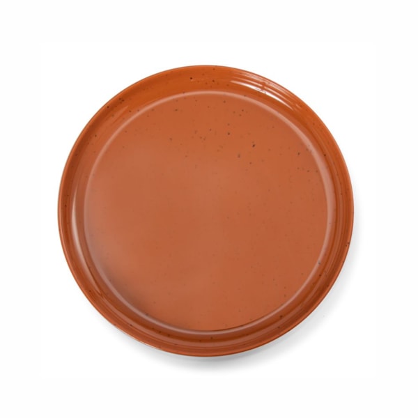 image Prato Mesa 20 Cm Areia Terracota Melamina Gourmet Mix Un