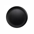 image Prato Mesa 26,5Cm Preto Melamina Gourmet Mix Un