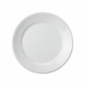 image Prato Raso 24 cm com Borda Branco Porcelana Schmidt un