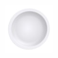 image Prato Raso 25,4 Cm com Borda Curta Branco Porcelana Paola Tramontina 12 Un