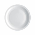 image Prato Raso 25,5Cm com Borda Branco Vidro Careware Bormioli Un
