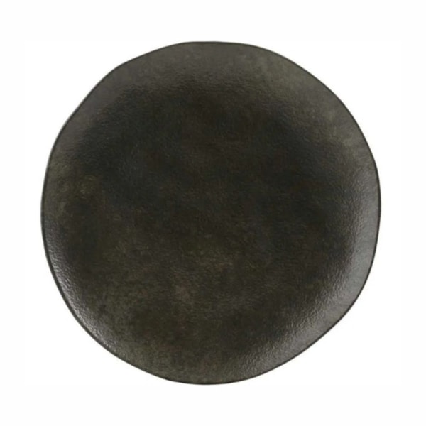 image Prato Raso 26,5 Cm sem Borda Preto Onyx Porto Brasil 6 Un