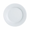 image Prato Raso 27Cm com Borda Branco Vidro Everyday Arcoroc un