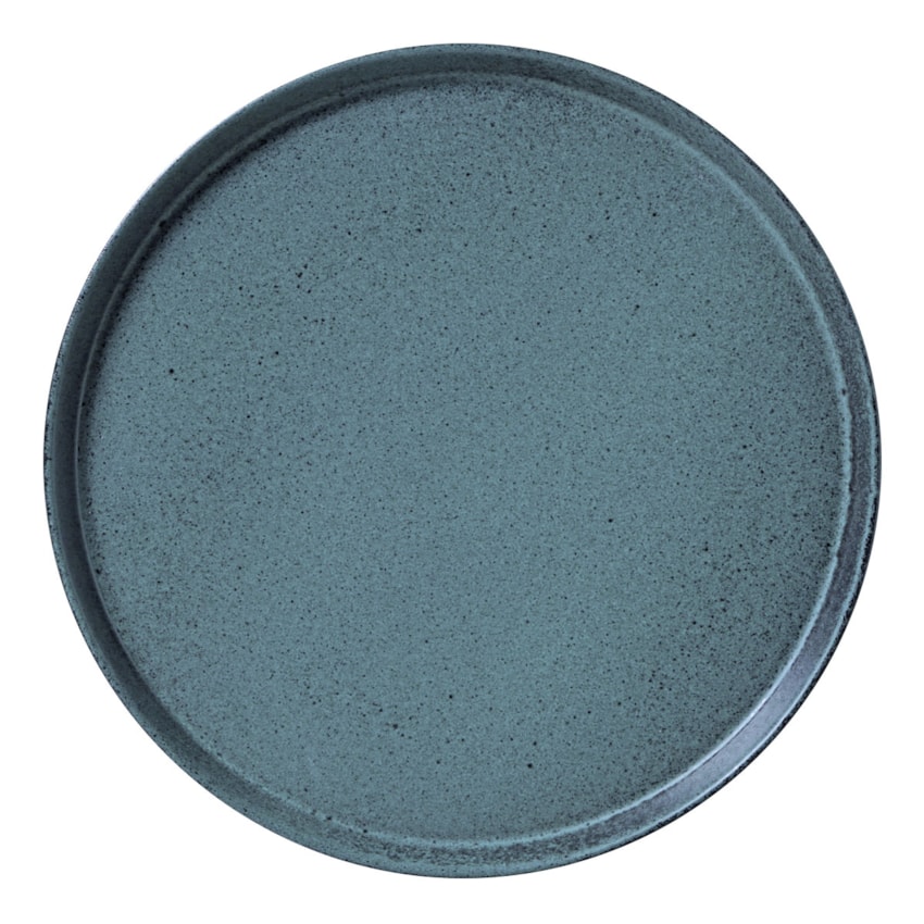 image Prato Raso 27Cm Sem Borda Azul Stoneware Neo Night Sky Porto Brasil Un