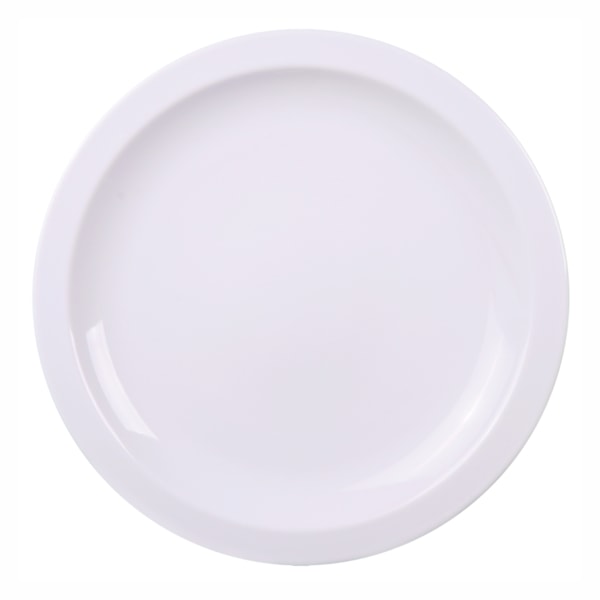 image Prato Raso 28 Cm com Borda Curta Branco Porcelana Laura Tramontina 12 Un