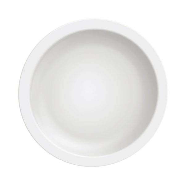 image Prato Raso 28 Cm com Borda Curta Peso Padrão 875/885 Gr Branco Porcelana Hs Tramontina 12 Un