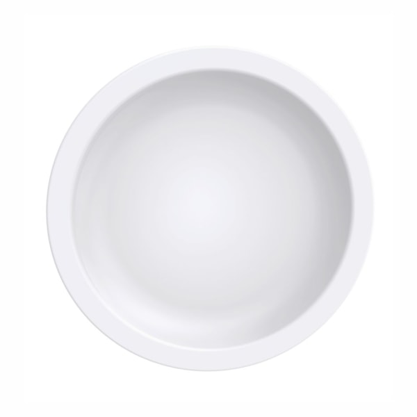 image Prato Raso 28Cm Com Borda Curta Peso Padrão 780/785G Branco Porcelana Paola Tramontina Un