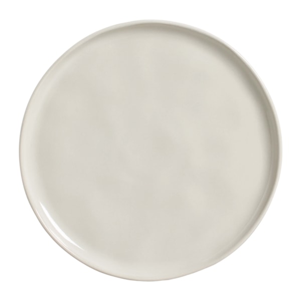 image Prato Raso 29Cm Sem Borda Bege Stoneware Bio Clay Porto Brasil Un