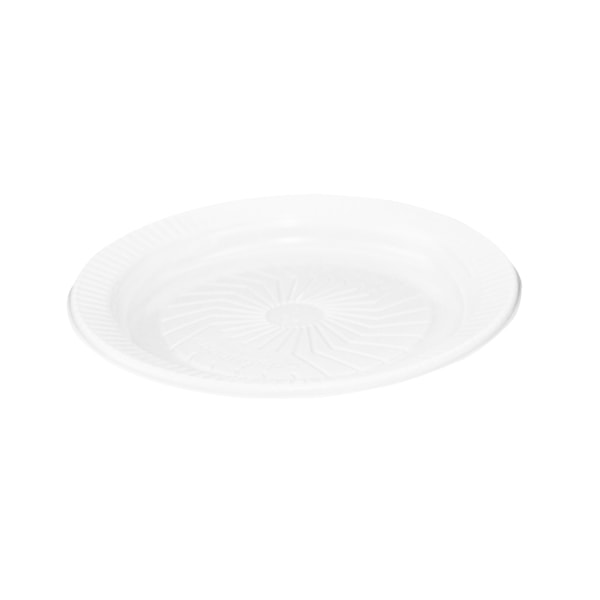 image Prato Raso Branco 15Cm Cristalcopo 10Un Pr-15Br