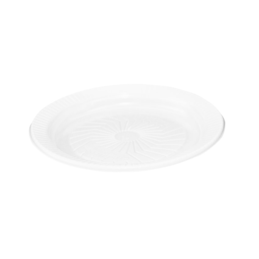 image Prato Raso Branco 15Cm Cristalcopo 10Un Pr-15Br