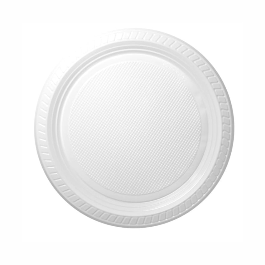 image Prato Raso Branco 21CM Copobras 10UN PR-021