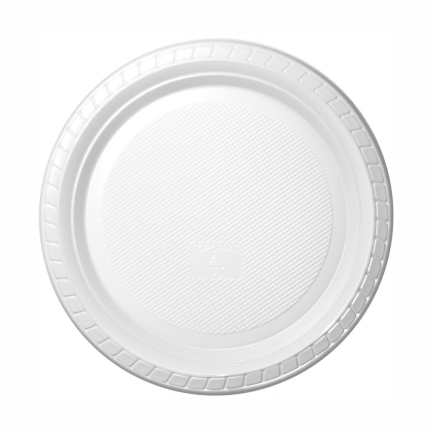 image Prato Raso Branco 23CM Copobras 10UN PR-023