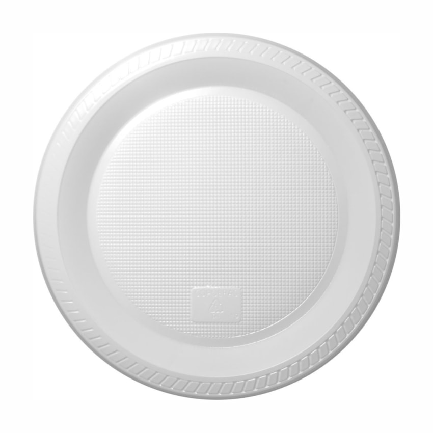 image Prato Raso Branco 26CM Copobras 10UN PR-026