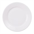 image Prato Sobremesa 18 Cm com Borda Larga Branco Porcelana CeciliaTramontina 12 Un