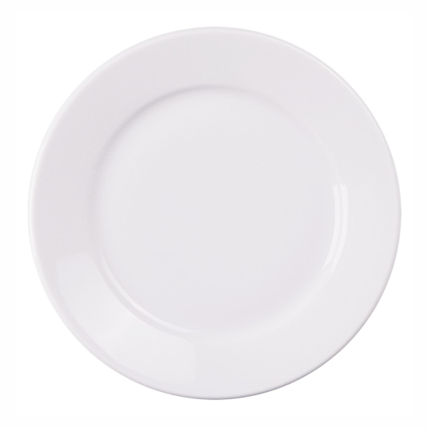 image Prato Sobremesa 18Cm Com Borda Larga Branco Porcelana CeciliaTramontina Un