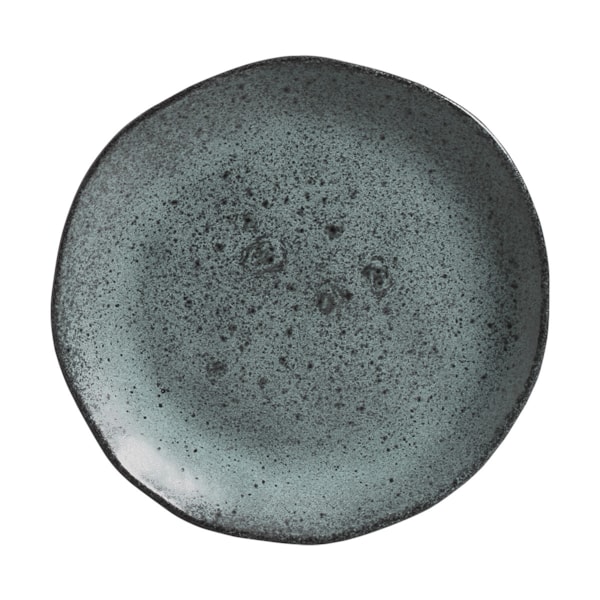image Prato Sobremesa 19,5Cm Sem Borda Preto Orgânico Stoneware Petroleum Porto Brasil Un