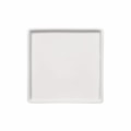 image Prato Sobremesa 19 Cm Quadrado com Borda Branco Porcelana Americana Germer 12 Un