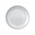 image Prato Sobremesa 19 cm sem Borda Branco Vidro Opaline Blanc Un
