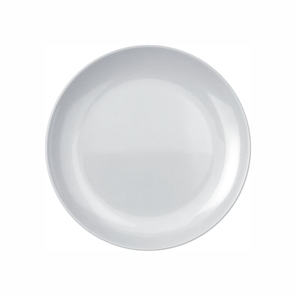 image Prato Sobremesa 19 cm sem Borda Branco Vidro Opaline Blanc Un