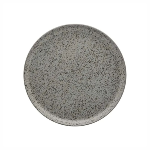 image Prato Sobremesa 20 Cm sem Borda Cinza Cerâmica Oxford 12 Un