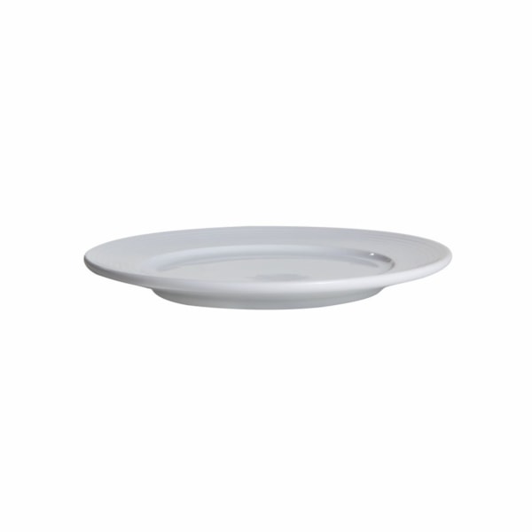 image Prato Sobremesa 21 Cm com Borda Branco Porcelana Laguna Germer 12 Un