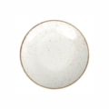 image Prato Sobremesa 21 cm Sem Borda Rústico Contorno Marrom Porcelana Tramontina un