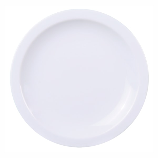 image Prato Sobremesa 21Cm Com Borda Curta Branco Porcelana Laura Tramontina Un