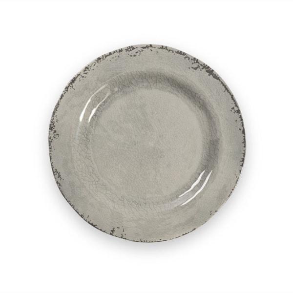 image Prato Sobremesa 22,8Cm Cinza Melamina Marselha Brinox 12 Un