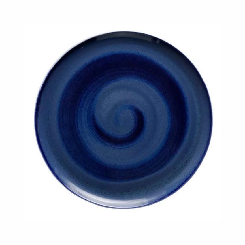 image Prato Sobremesa 23,9Cm Sem Borda Coupe Ocean Azul Oscuro 6 Un
