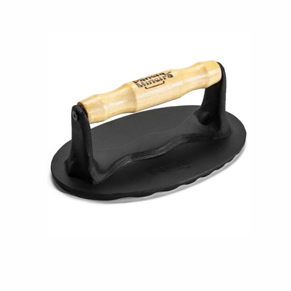 image Prensador Oval 18 X 11,5Cm Alca De Madeira Fumil