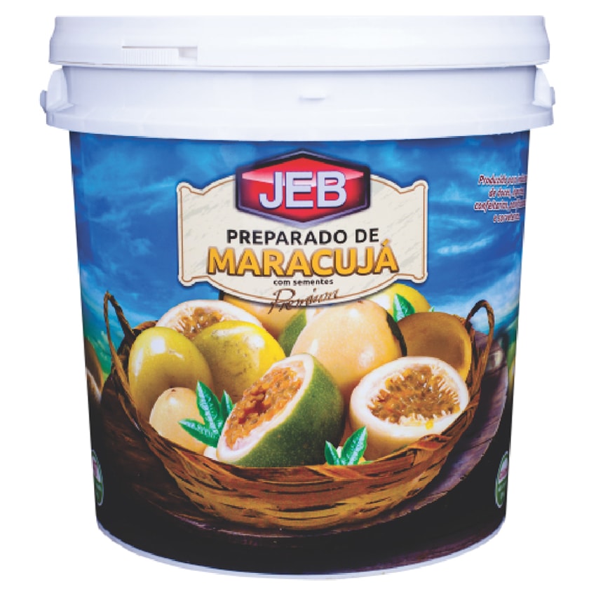 image Preparado De Maracujá Jeb Balde 4,7Kg