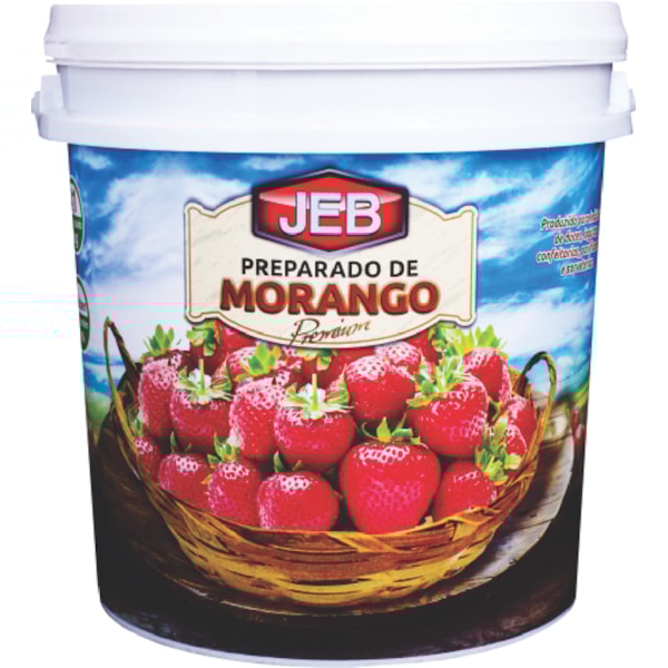 image Preparado De Morango Jeb Balde 4,1Kg