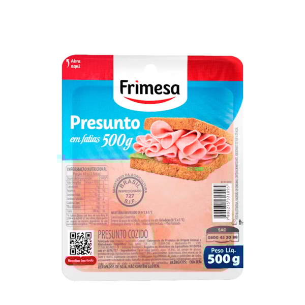 image Presunto Fatiado Frimesa 500G